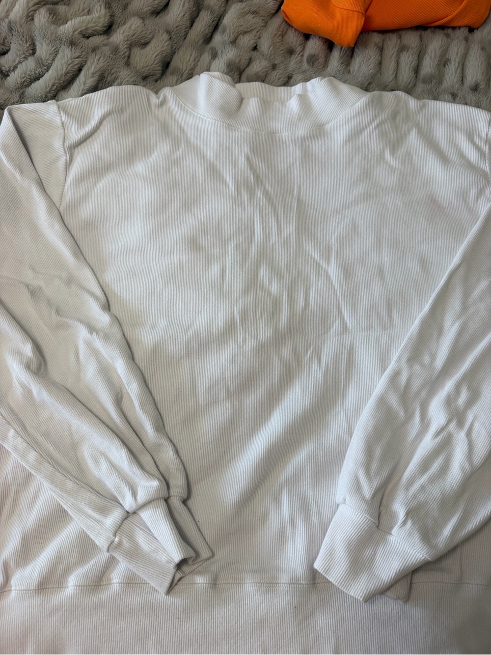 PARKE Ribbed mockneck